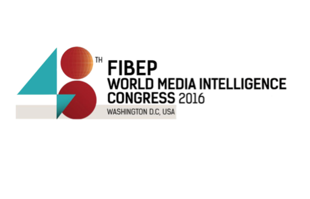 OBSERVER beim FIBEP World Media Intelligence Congress 2016 in Washington E.C, USA