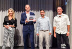 Marketingleader Award mit Ulf Schöttl (Manner), Simon Gebauer (OBSERVER)
