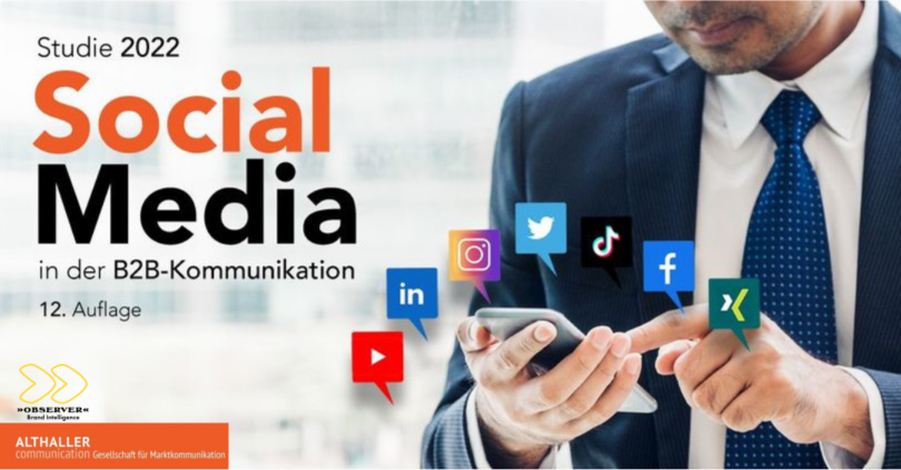 Althaller Studie in Kooperation mit OBSERVER: Social Media Nutzung in der B2B Kommunikation