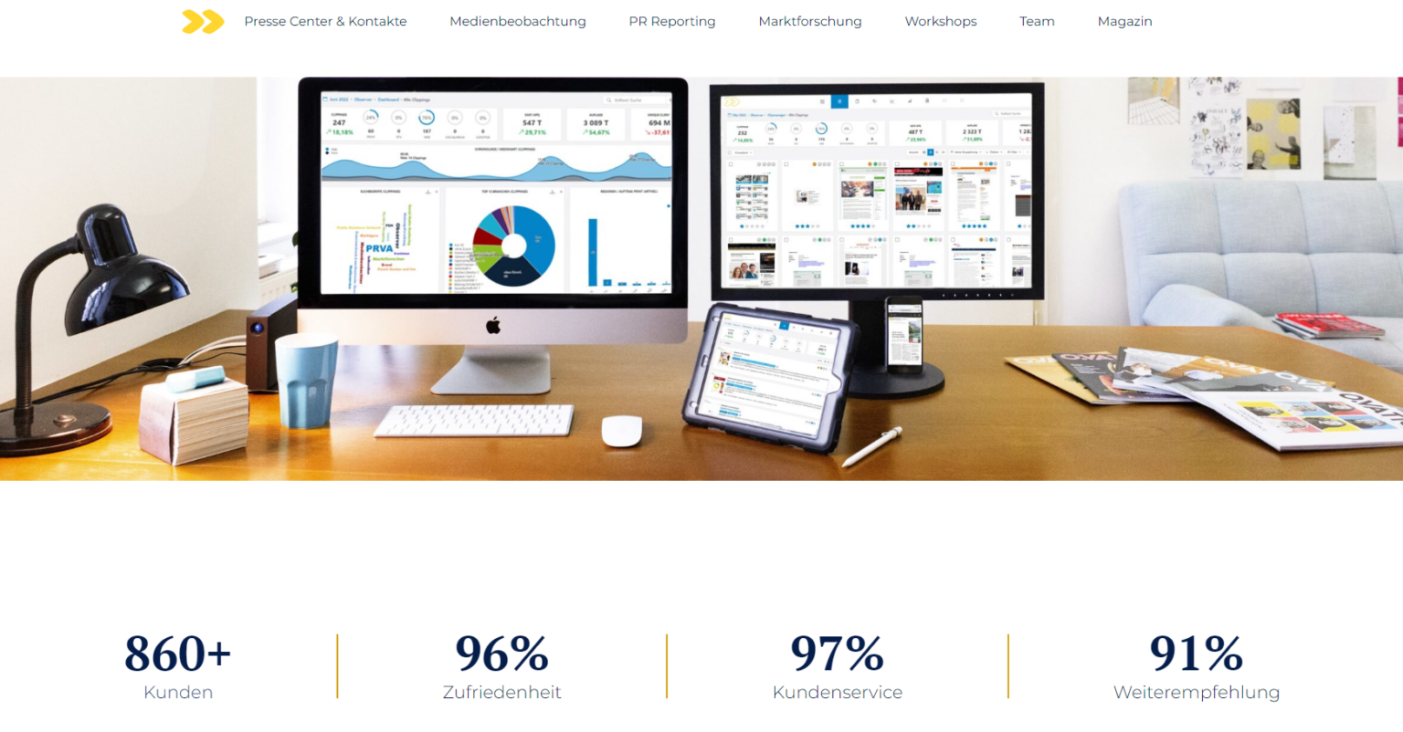 »OBSERVER« launcht neue Website mit neuen Features - OBSERVER
