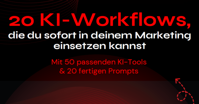 Whitepaper: 20 KI-Workflows für Marketeers